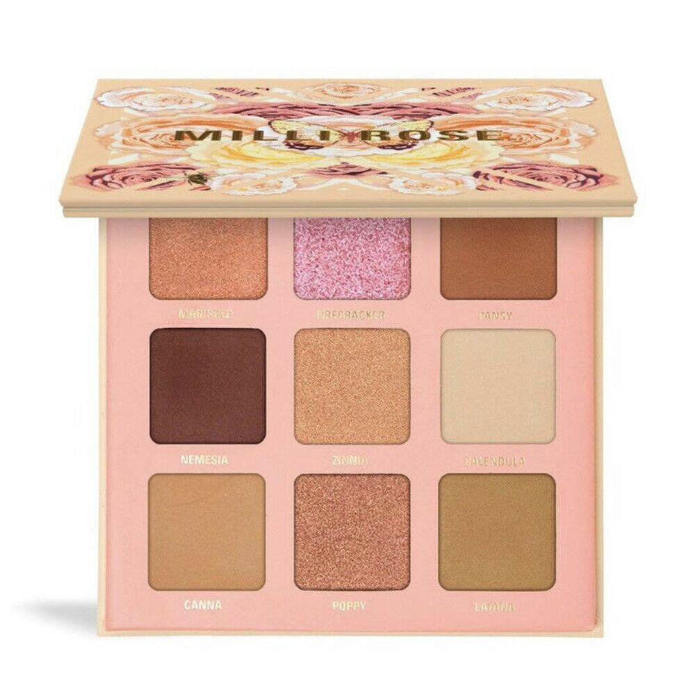 MILLI ROSE PALETTE In BLOOM HEAT eyeshadow New Sealed Never Opened